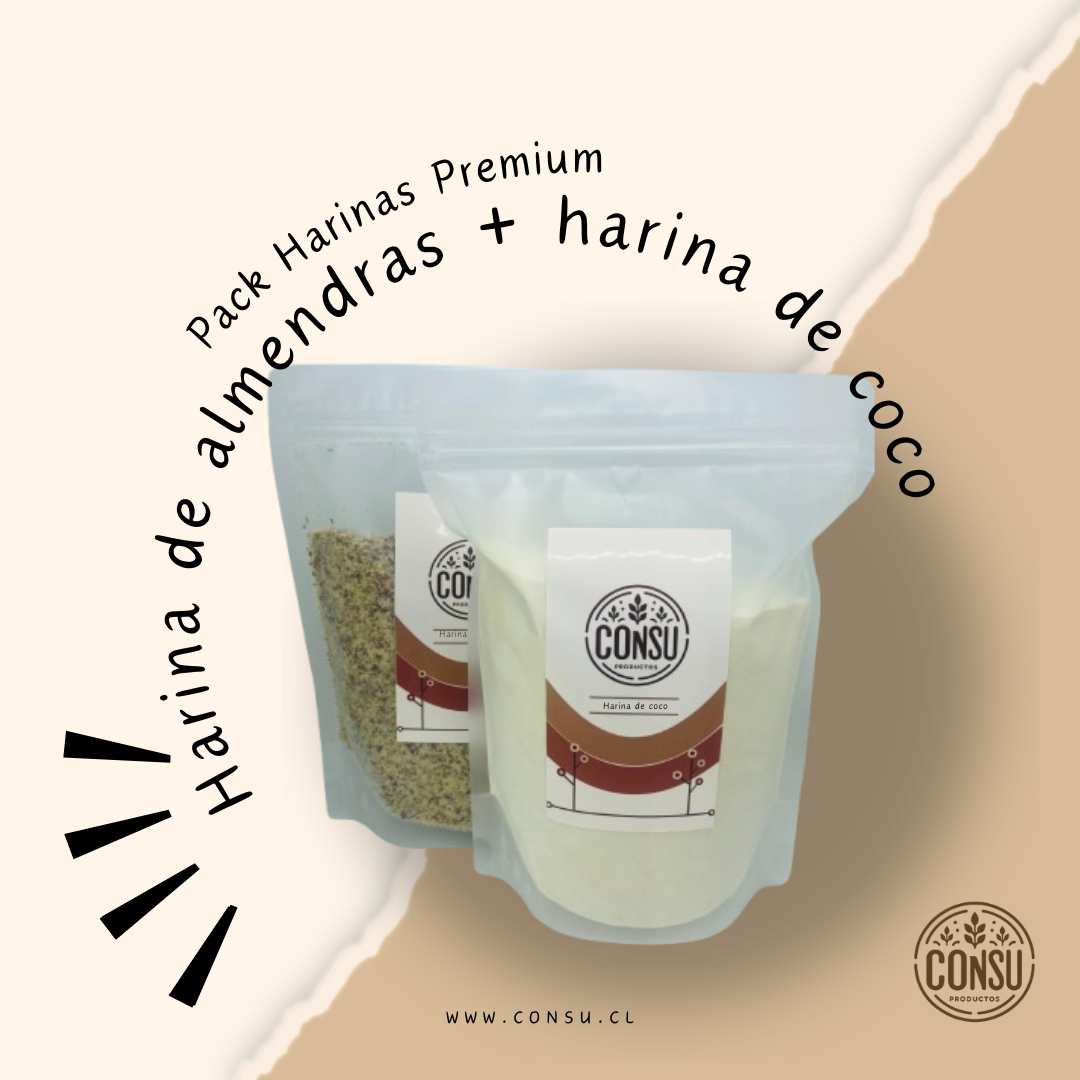Pack harina de almendras + harina de coco
