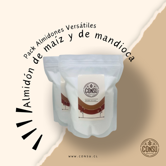 Pack almidón de maíz + almidón de mandioca