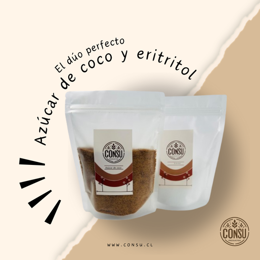 Pack eritritol + azúcar de coco